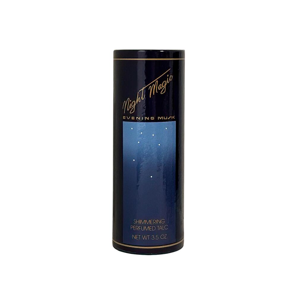 Avon Night Magic Evening Musk Shimmering Perfumed Talc 3.5oz Dusting Powder